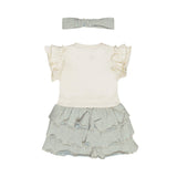 Dirkje Baby Girls Ruffle Dress & Headband Set - A&M Clothing & Shoes