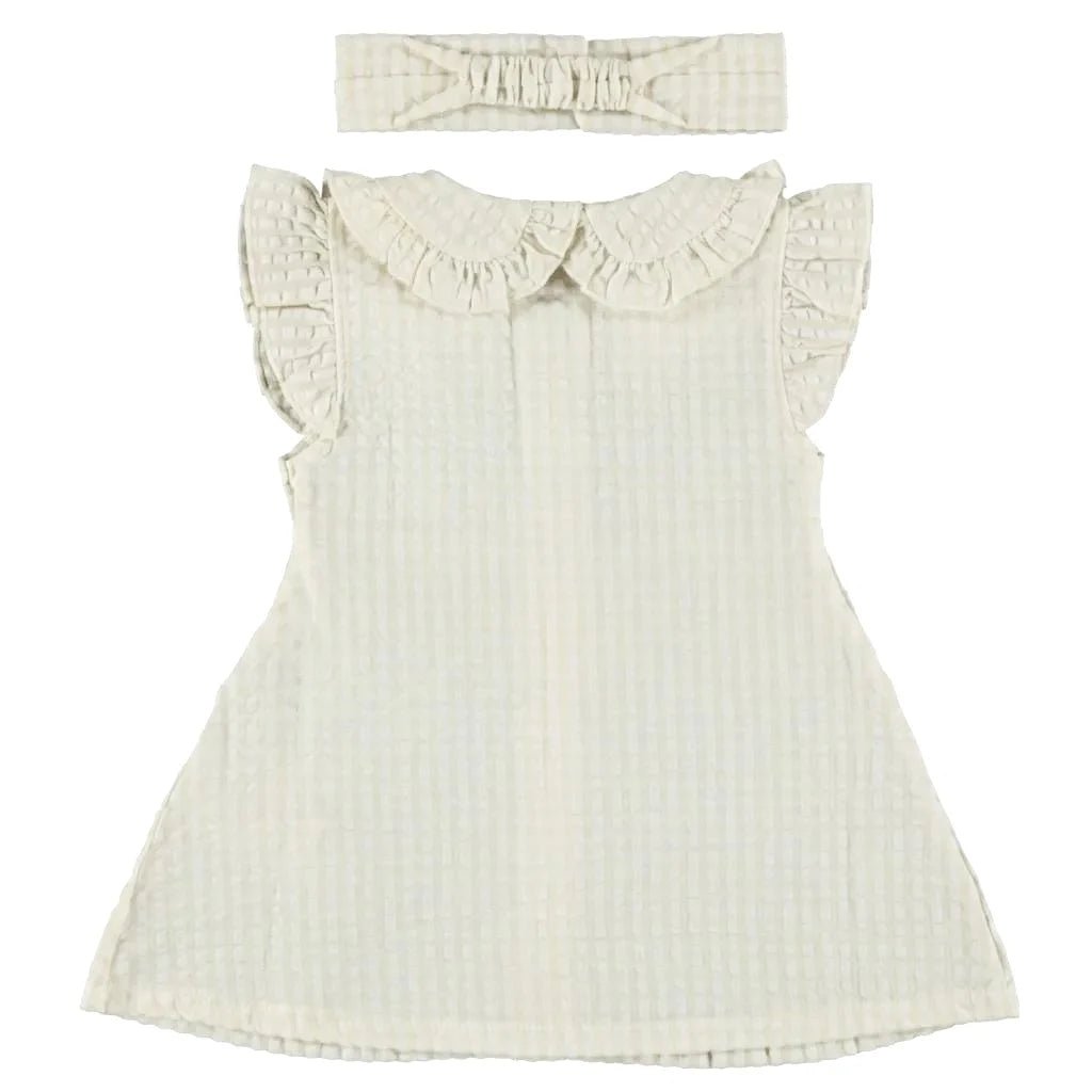 Dirkje Baby Girls Ruffle Sleeve Dress & Headband Set - A&M Clothing & Shoes