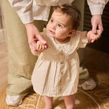 Dirkje Baby Girls Ruffle Sleeve Dress & Headband Set - A&M Clothing & Shoes