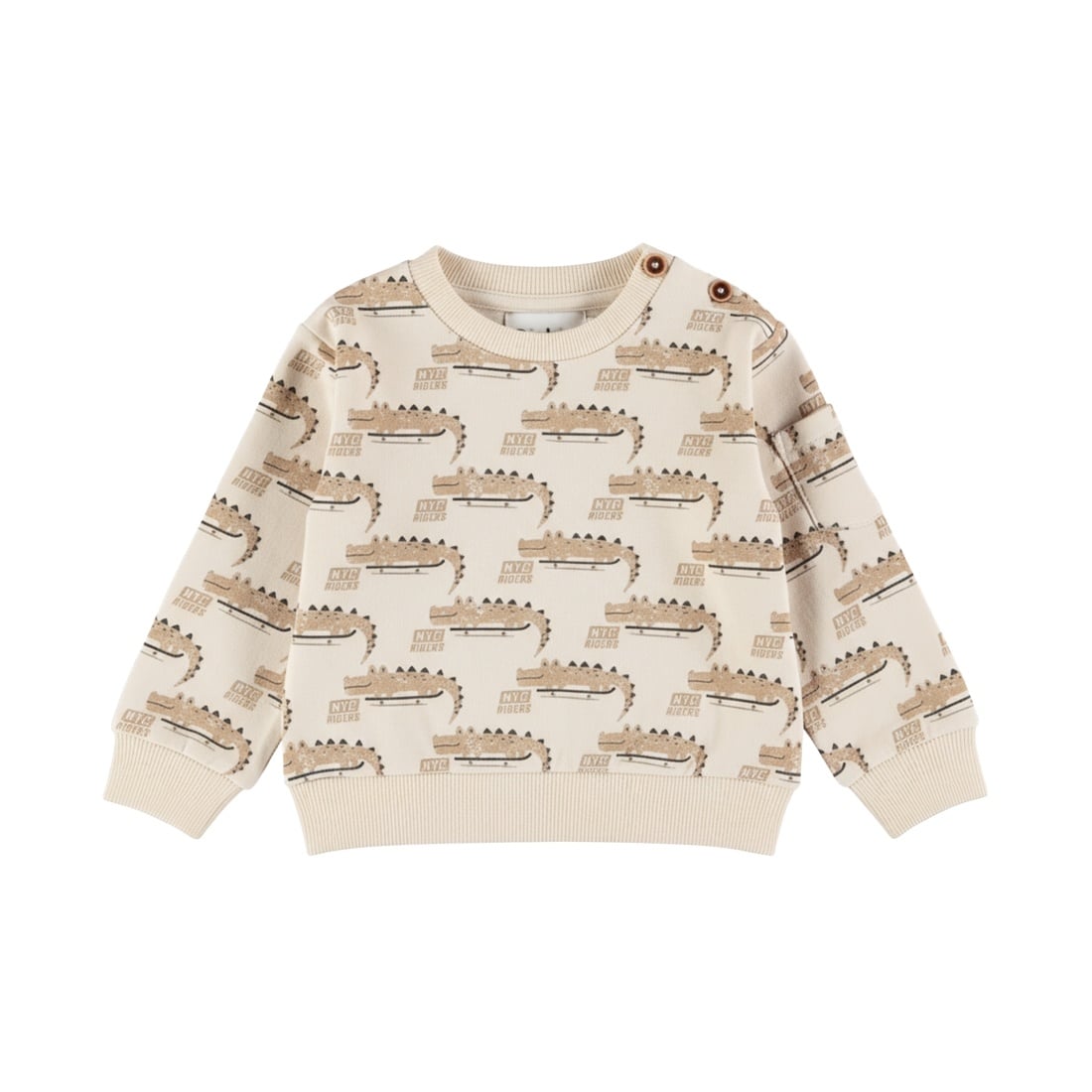 Dirkje Baby Boys Long Sleeve Sweater - Angora