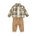 Dirkje Baby Boys Long Sleeve Shirt & Pants 3-Piece Set - Multi