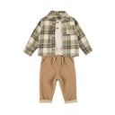 Dirkje Baby Boys Long Sleeve Shirt & Pants 3-Piece Set - Multi
