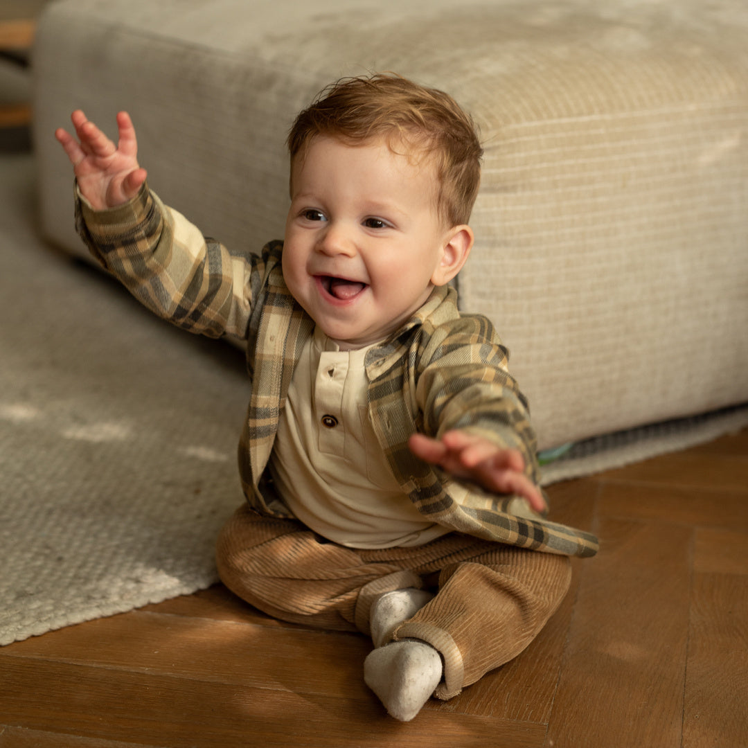 Dirkje Baby Boys Long Sleeve Shirt & Pants 3-Piece Set - Multi