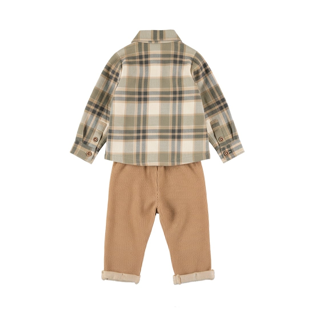 Dirkje Baby Boys Long Sleeve Shirt & Pants 3-Piece Set - Multi