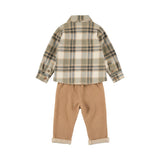 Dirkje Baby Boys Long Sleeve Shirt & Pants 3-Piece Set - Multi