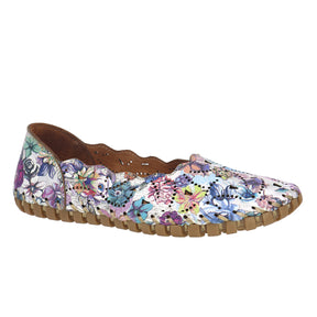Everly Women's Molly-01 Leather Shoes - Multi Print