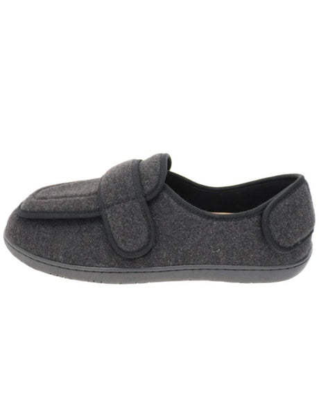Foamtreads Men's Physician Slippers - Black