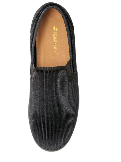 Foamtreads Men's Regal 2 Slippers Wide - Black