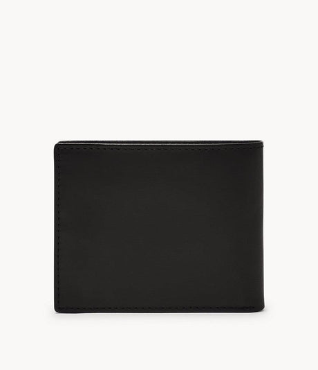 Fossil Men's Derrick RFID Bifold Flip Id Wallet - Black