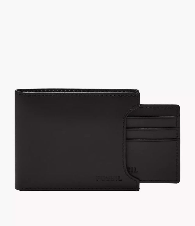 Fossil Men's Derrick Sliding 2-in-1 Wallet Black - A&M Clothing and Shoes