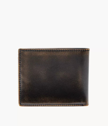 Fossil Men's Wade Flip ID Bifold Wallet - Black