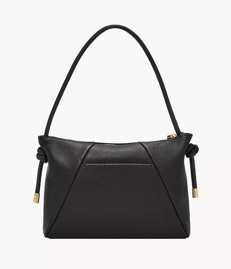 Fossil Willa Leather Shoulder Bag - Black