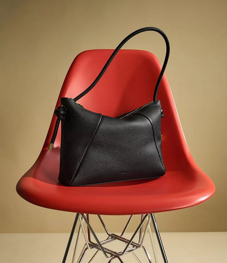 Fossil Willa Leather Shoulder Bag - Black