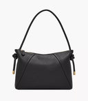 Fossil Willa Leather Shoulder Bag - Black