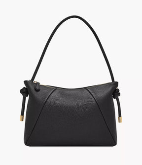 Fossil Willa Leather Shoulder Bag - Black