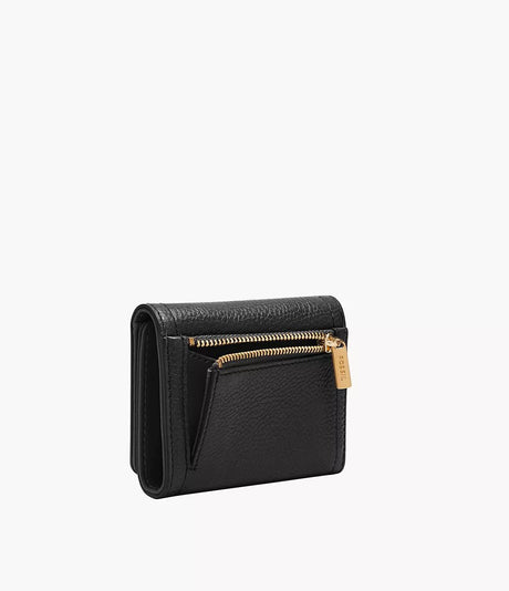 Fossil Women's Logan Trifold Wallet - Black