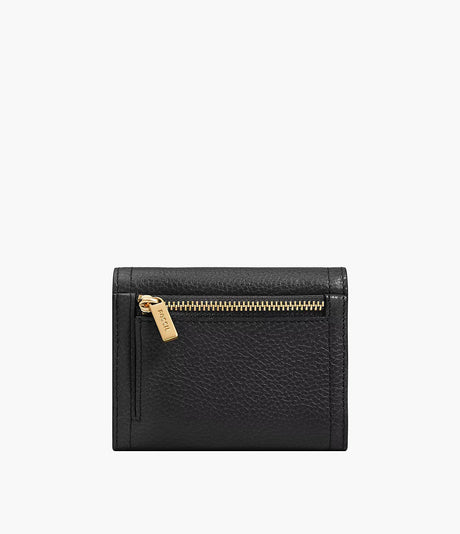 Fossil Women's Logan Trifold Wallet - Black