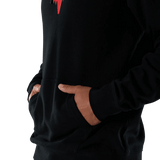 Fox Men's Fox Head Fleece Pullover Hoodie - Black/Red