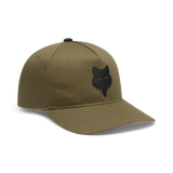 Fox Men's Fox Head Subframe Snapback Hat - Olive Green