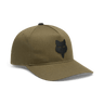 Fox Men's Fox Head Subframe Snapback Hat - Olive Green