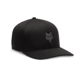 Fox Men's Fox Head Tech Flexfit Hat - Black/Charcoal