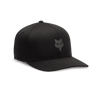 Fox Men's Fox Head Tech Flexfit Hat - Black/Charcoal