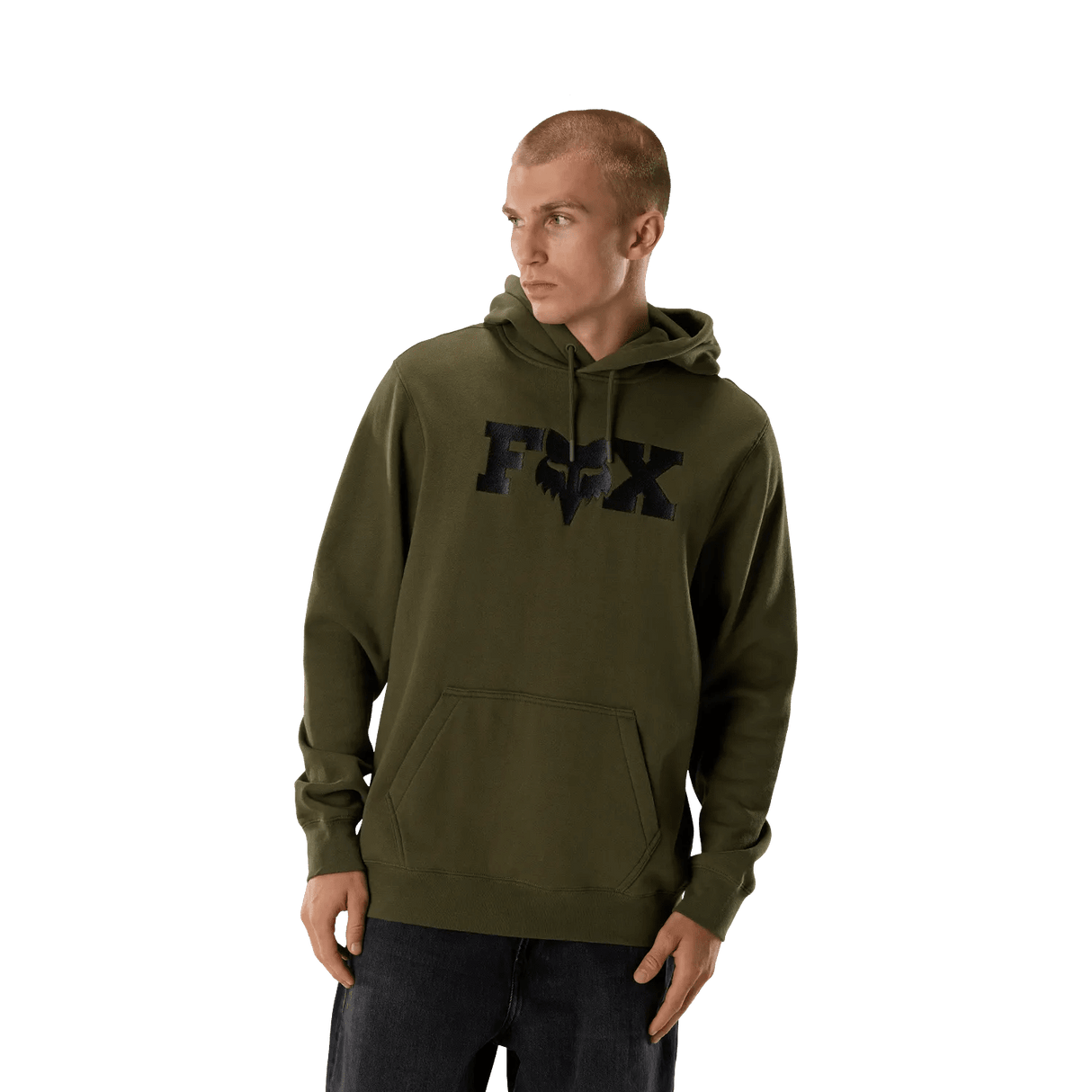 Fox Men's Fox Head X Fleece Pullover Hoodie - Olive Green