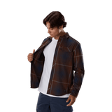 Fox Men's Survivalist Fire Flannel LS Shirt - Dark Brown