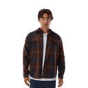 Fox Men's Survivalist Fire Flannel LS Shirt - Dark Brown