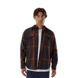 Fox Men's Survivalist Fire Flannel LS Shirt - Dark Brown