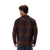 Fox Men's Survivalist Fire Flannel LS Shirt - Dark Brown