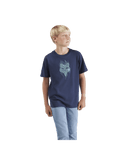 Fox Youth Boys Bark SS Tee - Midnight