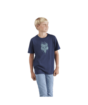 Fox Youth Boys Bark SS Tee - Midnight