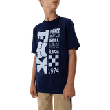 Fox Youth Boys Bend Short Sleeve T-Shirt - Navy