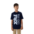 Fox Youth Boys Bend Short Sleeve T-Shirt - Navy