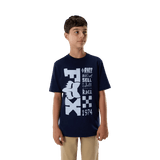 Fox Youth Boys Bend Short Sleeve T-Shirt - Navy