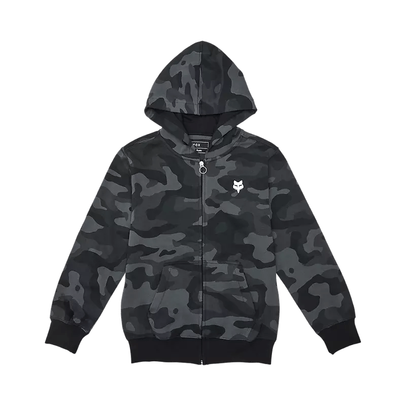 Fox Youth Boys Fox Head Camo Fleece Zip Hoodie - A&M Clothing & Shoes - Westlock