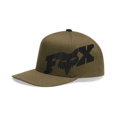 Fox Youth Boys Fox Head X Snapback Hat - Olive Green