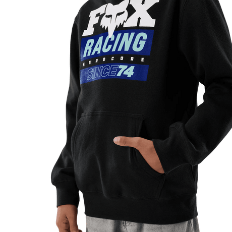 Fox Youth Boys Since 74 Fleece Pullover Hoodie - Black