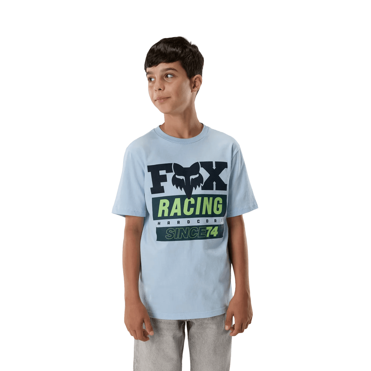 Fox Youth Boys Since 74 Short Sleeve T-Shirt - Ice