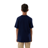 Fox Youth Boys Slowburn Short Sleeve T-Shirt - Navy