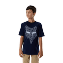 Fox Youth Boys Slowburn Short Sleeve T-Shirt - Navy