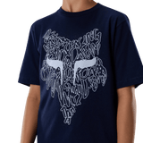 Fox Youth Boys Slowburn Short Sleeve T-Shirt - Navy