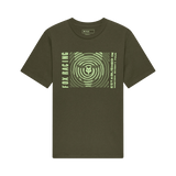 Fox Youth Boys Warped Short Sleeve T-Shirt - Dark Green