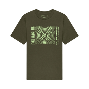 Fox Youth Boys Warped Short Sleeve T-Shirt - Dark Green