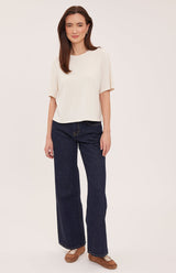 Gentle Fawn Women's Codie Short Sleeve Top - Cream