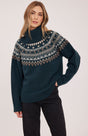 Gentle Fawn Women's Freya Sweater - Spruce Green