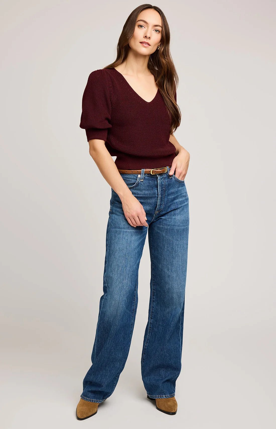 Gentle Fawn Women's Phoebe V - Neck Sweater - A&M Clothing & Shoes - Westlock