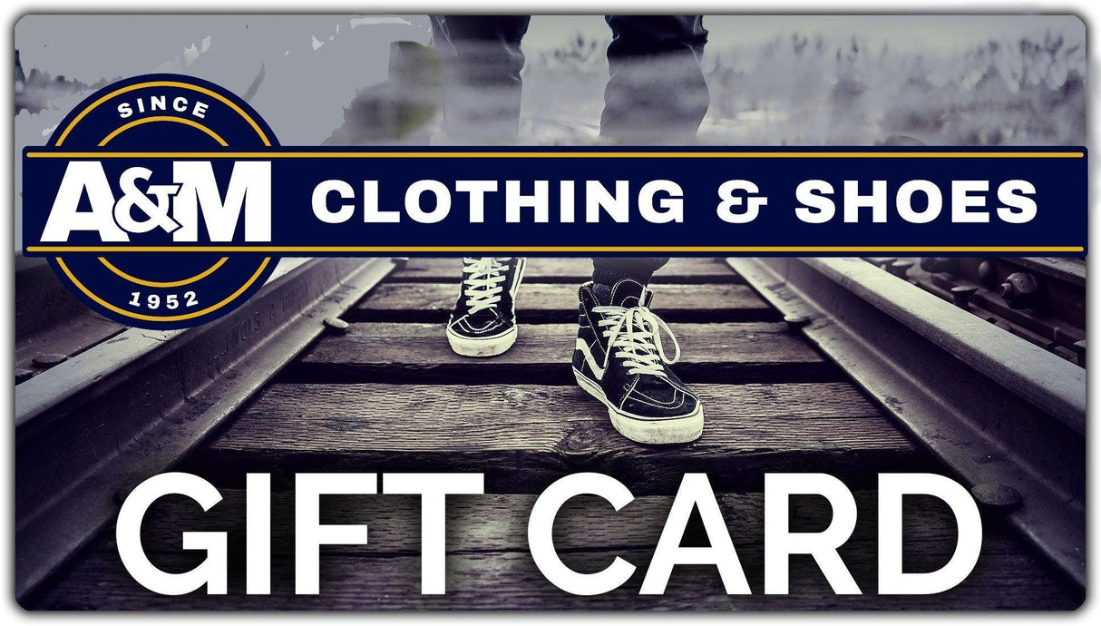 Gift Card - A&M Clothing & Shoes - Westlock