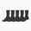 Globe Minibar Crew Sock 5 Pack - Black